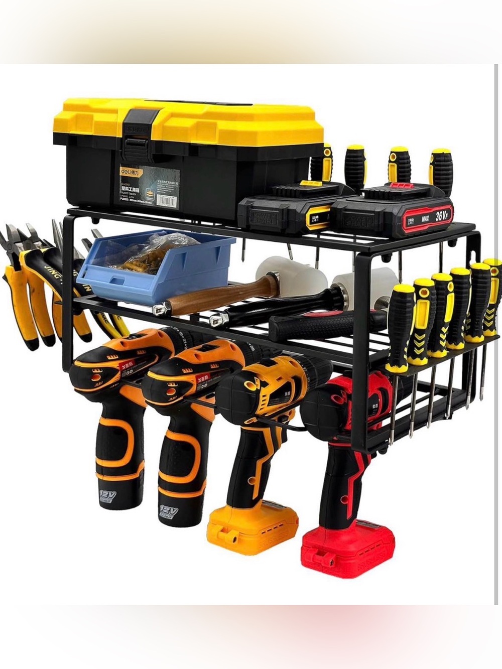 Tool Organizer, Garage Tool Organizers and Storage, 3 Layers
